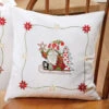 Herrschners Gnome Santa On Sled Pillow Cover Stamped Embroidery Kit -Disney || Prym || Clover Shop 541276 75318.1693463761