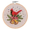 Craftways Cardinal With Bells Hoop Stamped Embroidery Kit -Disney || Prym || Clover Shop 541287 98824.1693463779