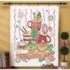 Herrschners Candy Cane Lap Quilt Top Stamped Cross-Stitch Kit -Disney || Prym || Clover Shop 541301 09578.1693463798