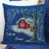 Craftways Let It Snow Pillow Cover Stamped Cross-Stitch Kit 1 Craftways Let It Snow Pillow Cover Stamped Cross-Stitch Kit -Disney || Prym || Clover Shop 541311 84474.1693463815