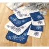 Herrschners Quaint Snowflakes Place Mats & Napkins Stamped Cross-Stitch 2 Herrschners Quaint Snowflakes Place Mats & Napkins Stamped Cross-Stitch -Disney || Prym || Clover Shop 542700 26688.1693463929