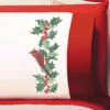 Herrschners Holly Cardinal Pillowcase Pair Stamped Cross-Stitch 2 Herrschners Holly Cardinal Pillowcase Pair Stamped Cross-Stitch -Disney || Prym || Clover Shop 549964 58069.1693464154