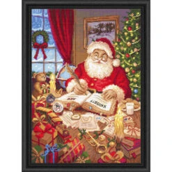 Letistitch Naughty & Nice List Counted Cross-Stitch Kit