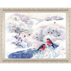 RIOLIS Winter River Counted Cross-Stitch Kit