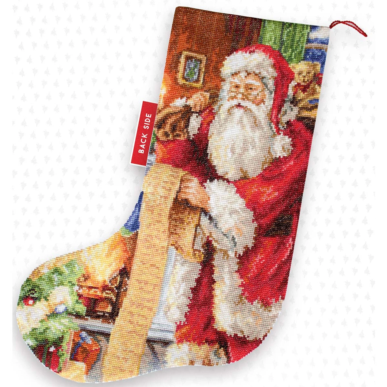 Luca-S Santa List Stocking Kit Counted Cross-Stitch Kit 3 Luca-S Santa List Stocking Kit Counted Cross-Stitch Kit