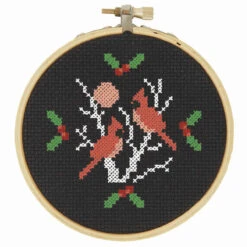 Herrschners Birch Tree Cardinal Hoops Counted Cross-Stitch Kit -Disney || Prym || Clover Shop 561371 5 98260.1693465930