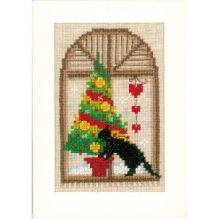 Vervaco Christmas Atmosphere Greeting Cards Counted Cross-Stitch Kit -Disney || Prym || Clover Shop 565427 4 58922.1693466366