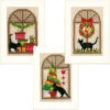 Vervaco Christmas Atmosphere Greeting Cards Counted Cross-Stitch Kit 2 Vervaco Christmas Atmosphere Greeting Cards Counted Cross-Stitch Kit -Disney || Prym || Clover Shop 565427 39948.1693466365