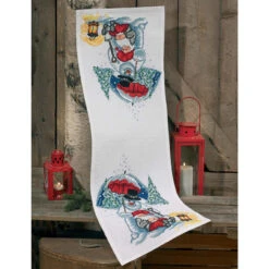 Permin The Snowman Counted Cross-Stitch Kit