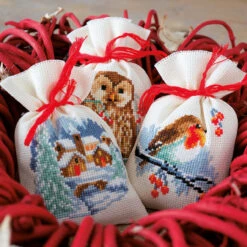 Vervaco Winter Bags Counted Cross-Stitch Kit