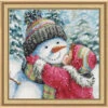 Dimensions A Kiss For Snowman Counted Cross-Stitch Kit 1 Dimensions A Kiss For Snowman Counted Cross-Stitch Kit -Disney || Prym || Clover Shop 568833 74740.1693466613