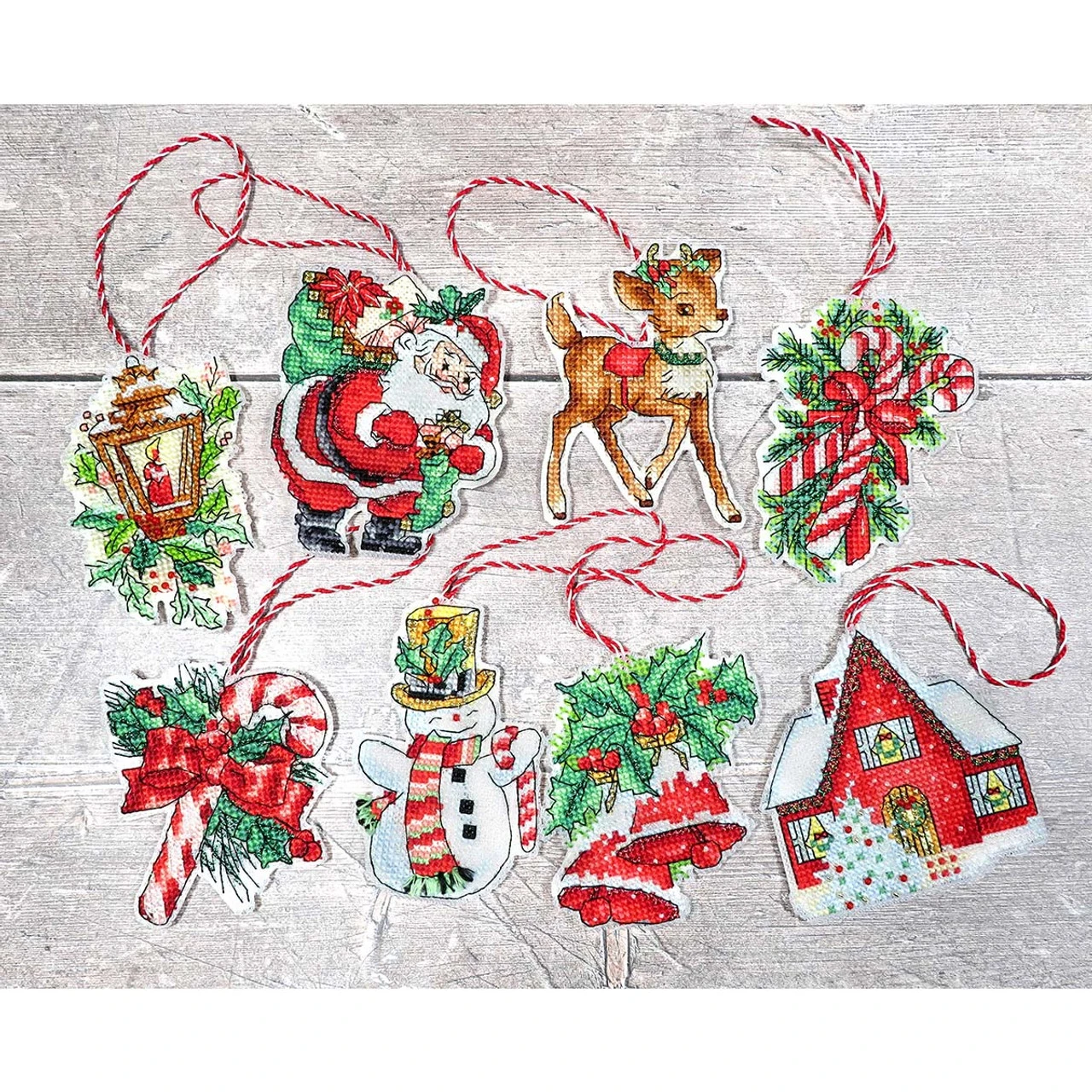Letistitch Christmas Toys Ornaments Counted Cross-Stitch Kit 3 Letistitch Christmas Toys Ornaments Counted Cross-Stitch Kit