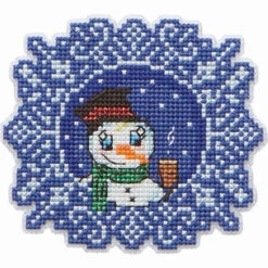 Herrschners Snowflake Snowmen Ornaments Counted Cross-Stitch Kit -Disney || Prym || Clover Shop 570528 3 96653.1693467216