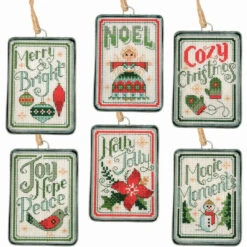 Herrschners Holiday Cheer II Ornaments Counted Cross-Stitch Kit