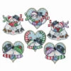Design Works Snow Couple Ornaments Counted Cross-Stitch Kit 1 Design Works Snow Couple Ornaments Counted Cross-Stitch Kit -Disney || Prym || Clover Shop 570630 26268.1693467468