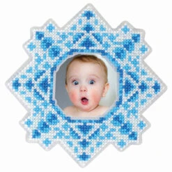 Herrschners Snowflake Flurries Photo Frame Counted Cross-Stitch Kit -Disney || Prym || Clover Shop 570639 3 37340.1693467489