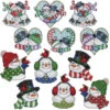 Design Works Snowmen & Snow Couple Set Counted Cross-Stitch -Disney || Prym || Clover Shop 570669 12380.1693467566