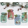 Dimensions Christmas Jar Ornaments Counted Cross-Stitch Kit 2 Dimensions Christmas Jar Ornaments Counted Cross-Stitch Kit -Disney || Prym || Clover Shop 578964 83023.1693467791