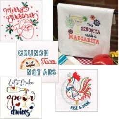 Aunt Martha's Embroidered Towel Set II Gift